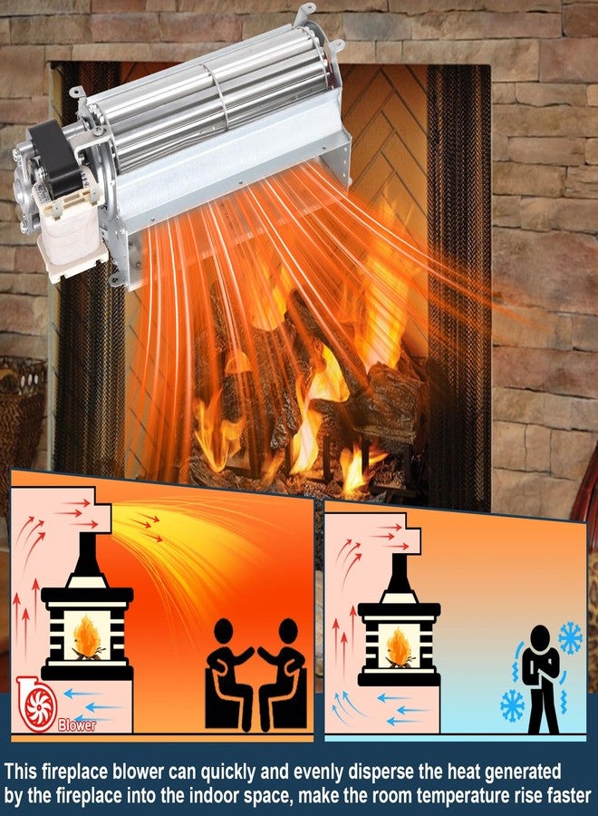 Aibabcue Fireplace Blower Fan Replacement for Napoleon Kingsman Continental Fireplaces, GZ550-1KT GZ550 Blower Fans For Rotom HB-RB58, EP62-1, HB-RB61, R7-RB61, HBRB61 - Image 3